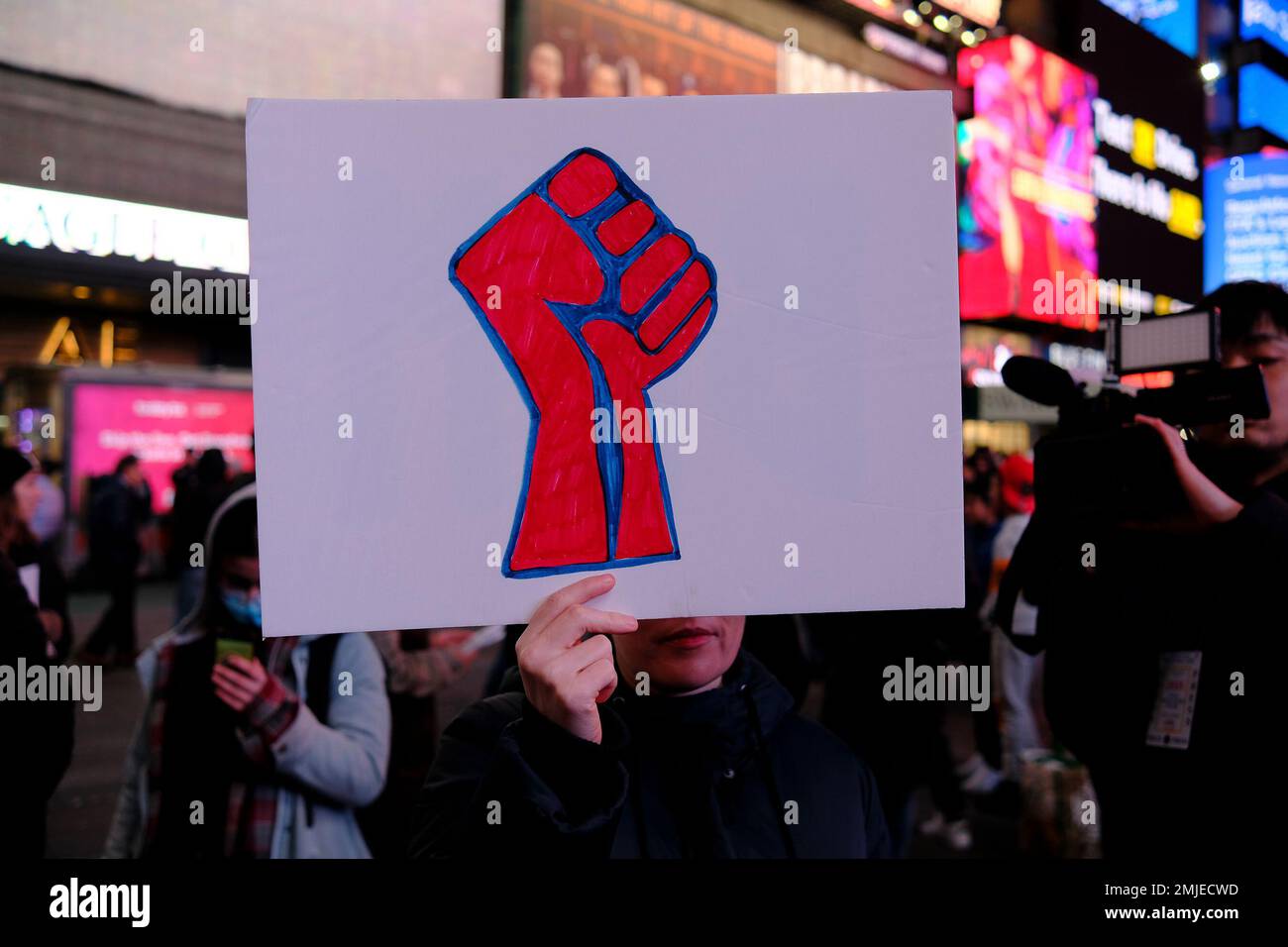 New York Ny January 27th 2023 Protesters Gather In Times Square For The Death Of Tyre Nichols 5019