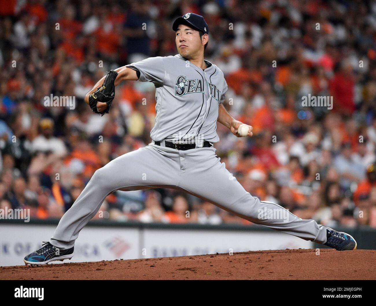 Denver, United States. 13th July, 2021. Seattle Mariners pitcher Yusei  Kikuchi arrives with his family to the MLB All-Star Red Carpet Show at  Coors Field in Denver, Colorado, on Tuesday, July 13