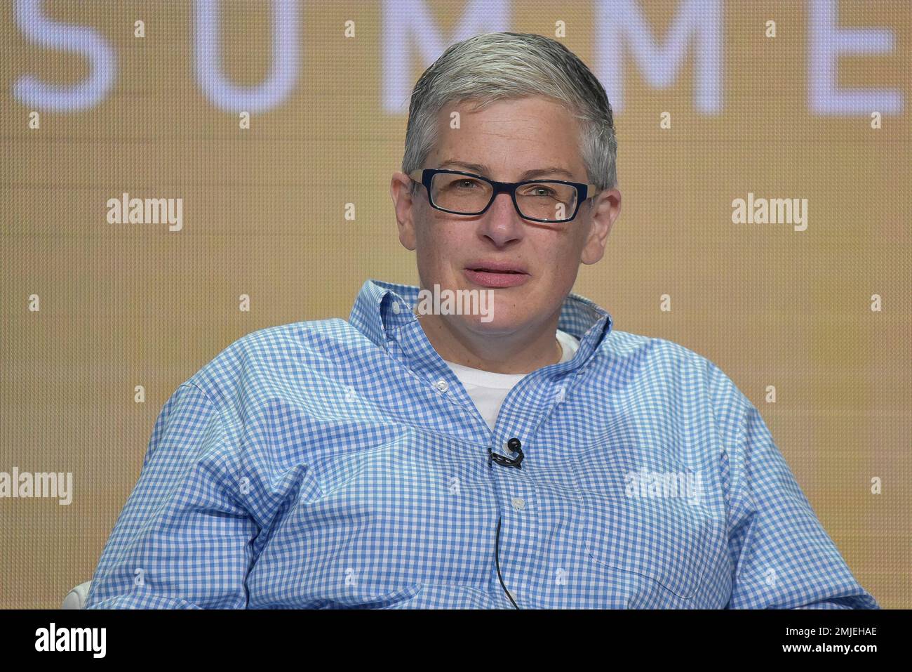 Abby McEnany participates in the Showtime "Work in Progress" panel ...