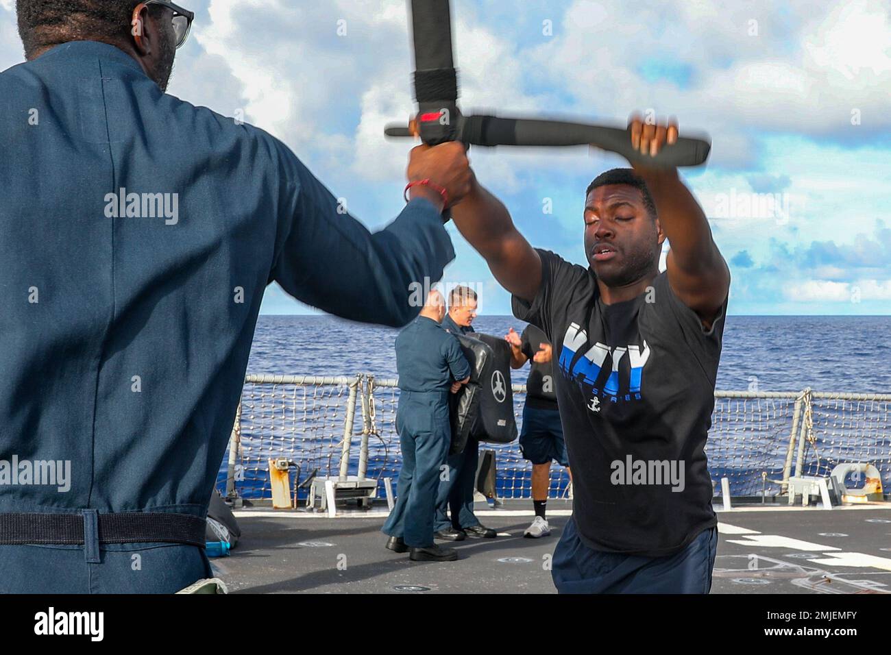 PHILIPPINE SEA (Aug. 27, 2022) Seaman Jamauris Carson, from Dallas