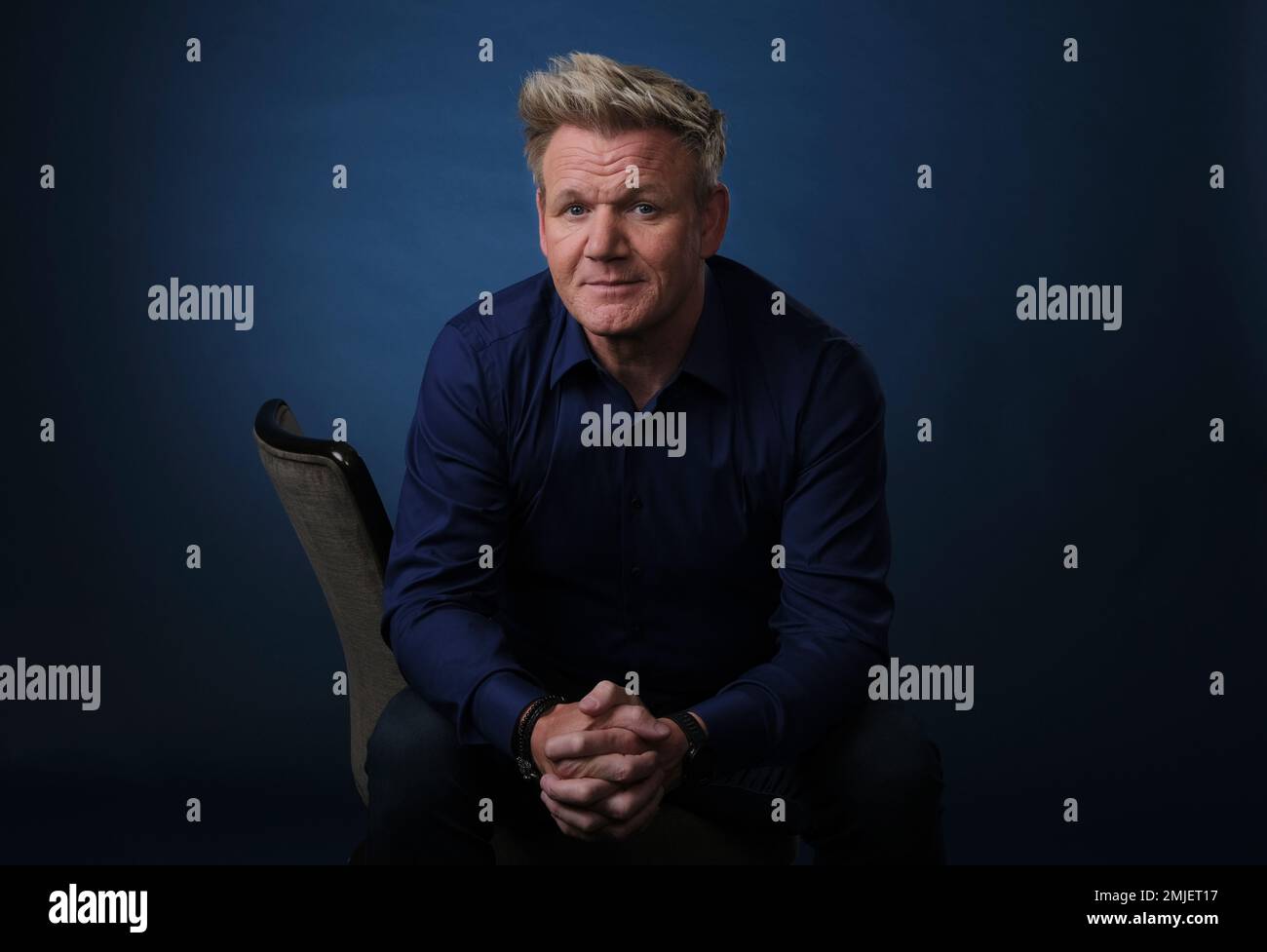 This July 24, 2019 photo shows chef and TV personality Gordon Ramsay ...