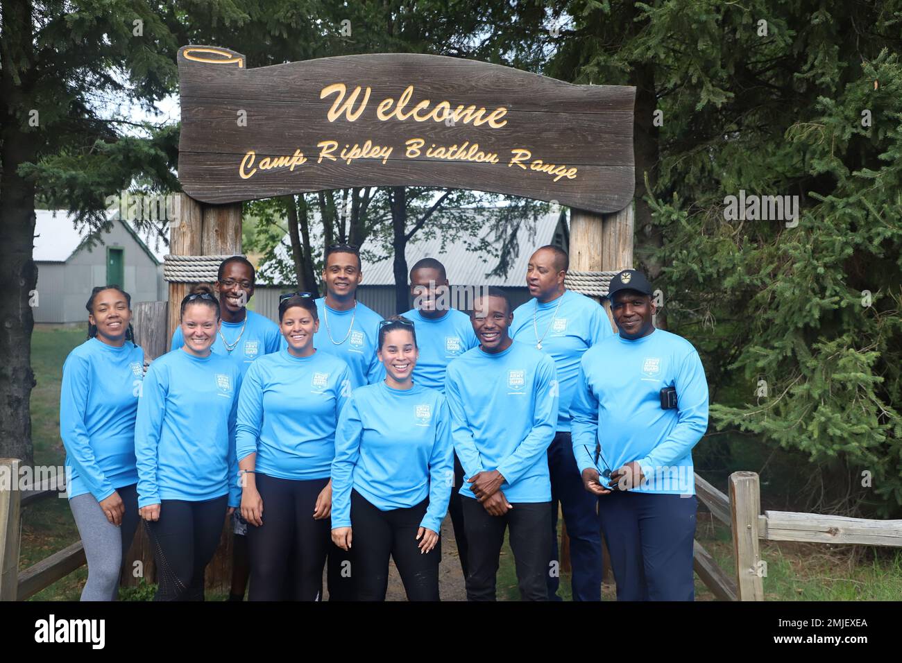 Soldiers assigned to the Virgin Islands National Guard Biathlon team ...