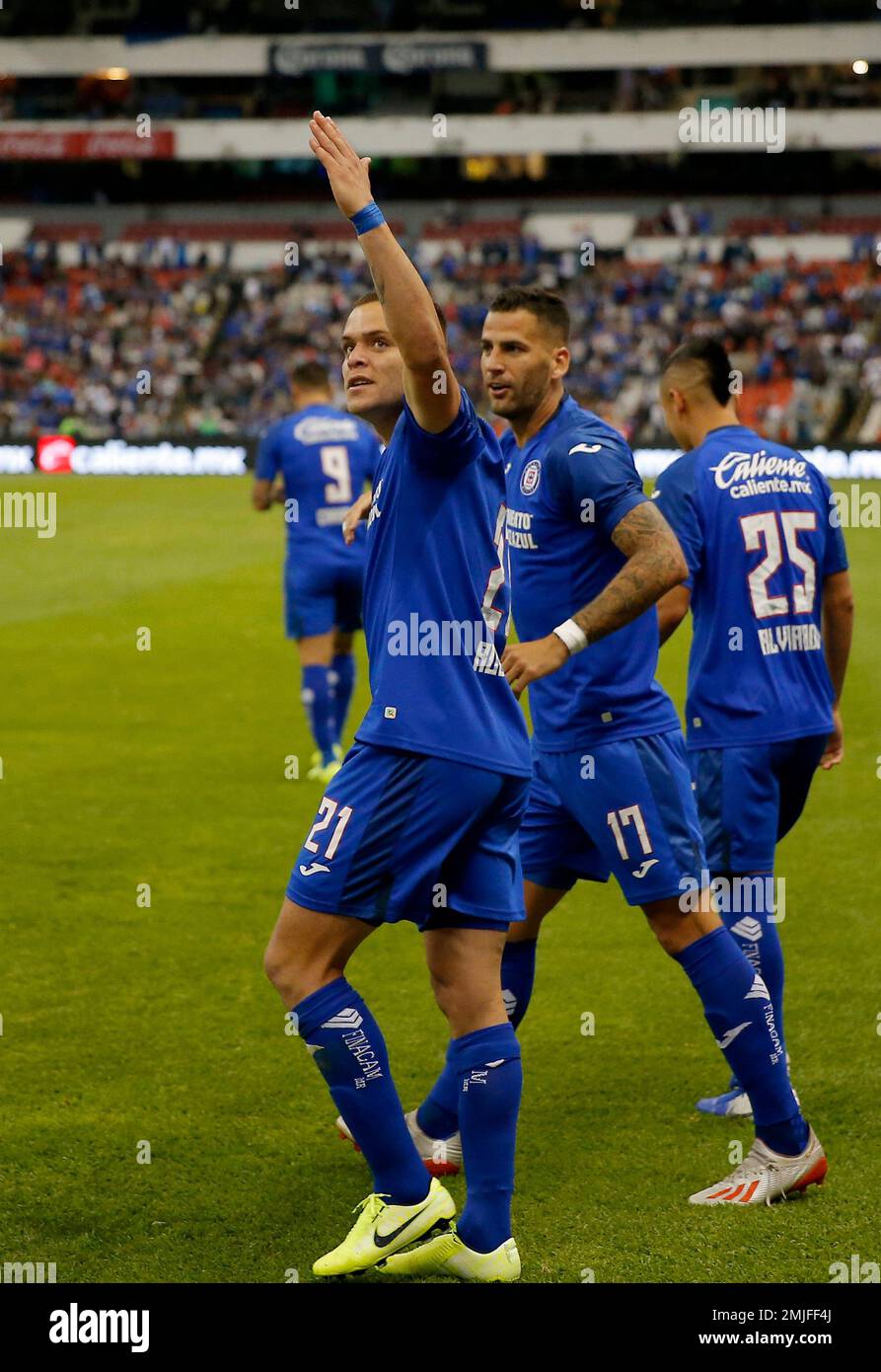 Cruz Azul Gets Its Stars Back Just in Time for Concachampions Clash Against  Club América, image size:893x1390