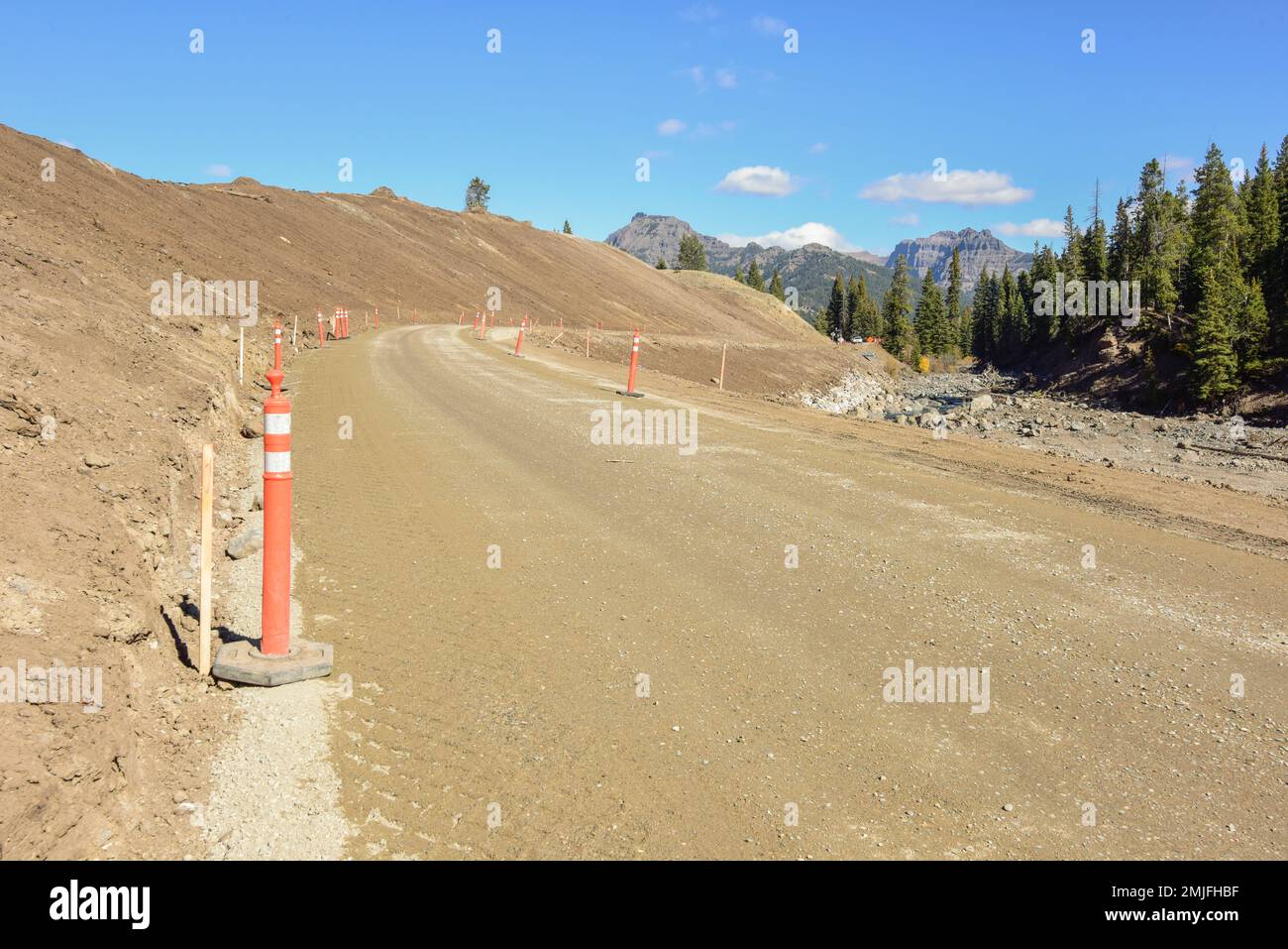 Yellowstone National Park, Wyoming, USA, Lamar Valley road reopens ...