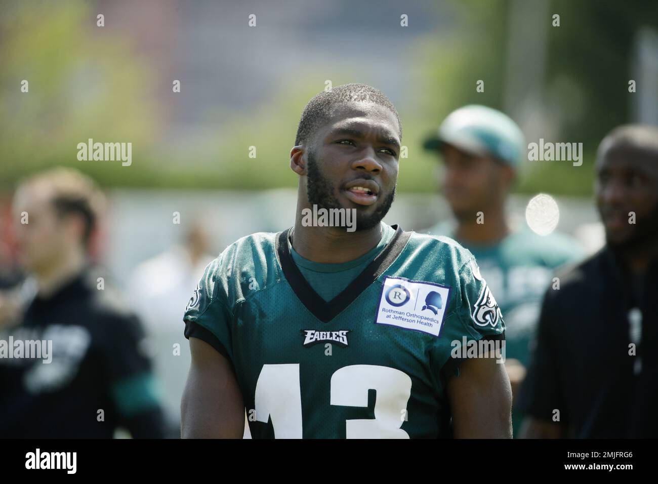 Philadelphia Eagles Receiver Nelson Agholar L Editorial Stock