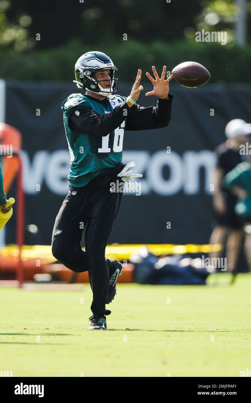Philadelphia Eagles wide receiver Mack Hollins during practice at the