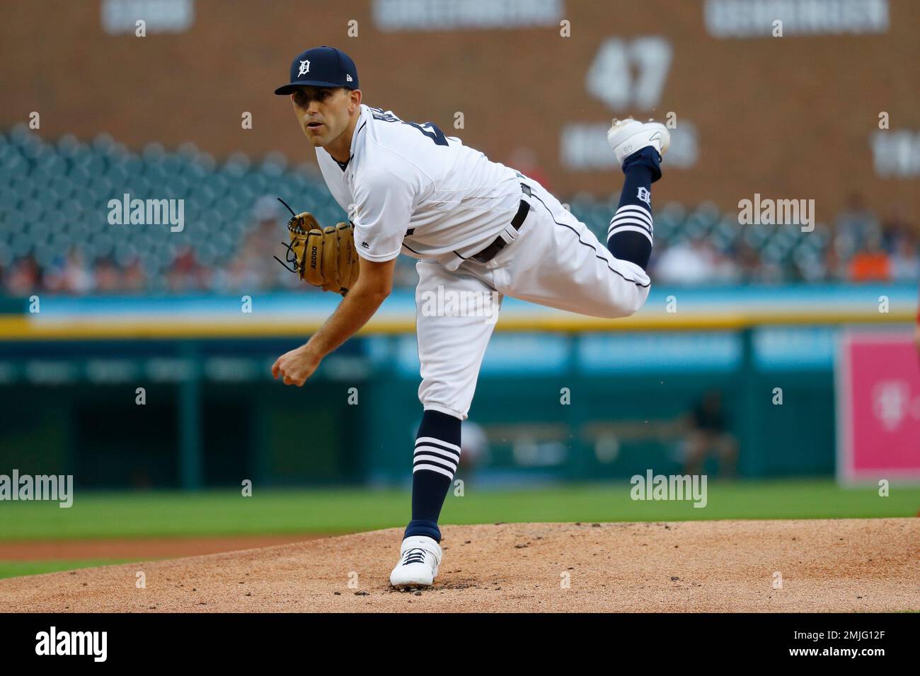 Detroit Tigers pitcher Matthew Boyd throws against the Philadelphia