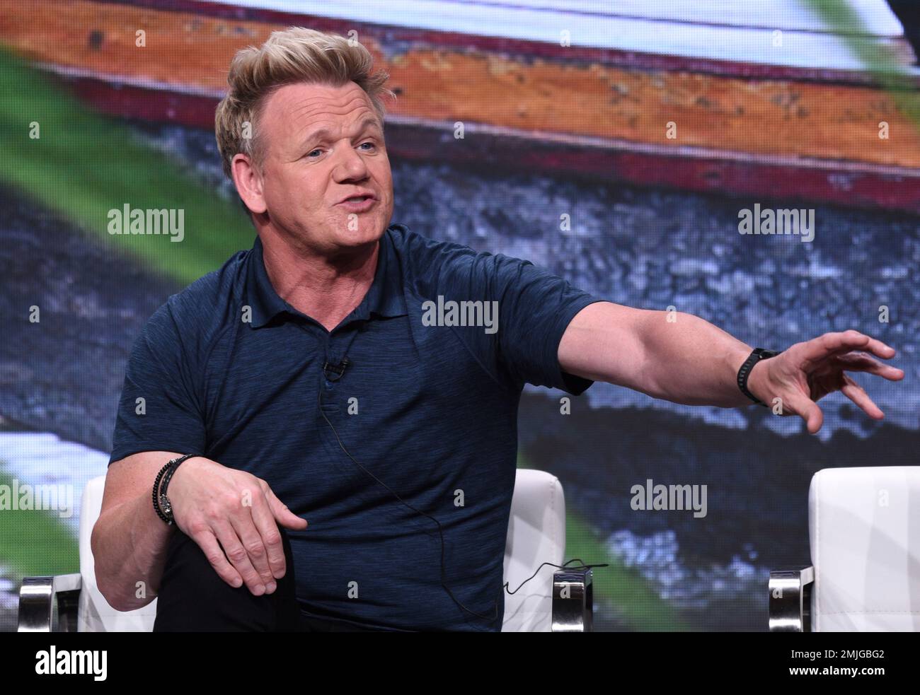Chef Gordon Ramsay participates in National Geographic's 
