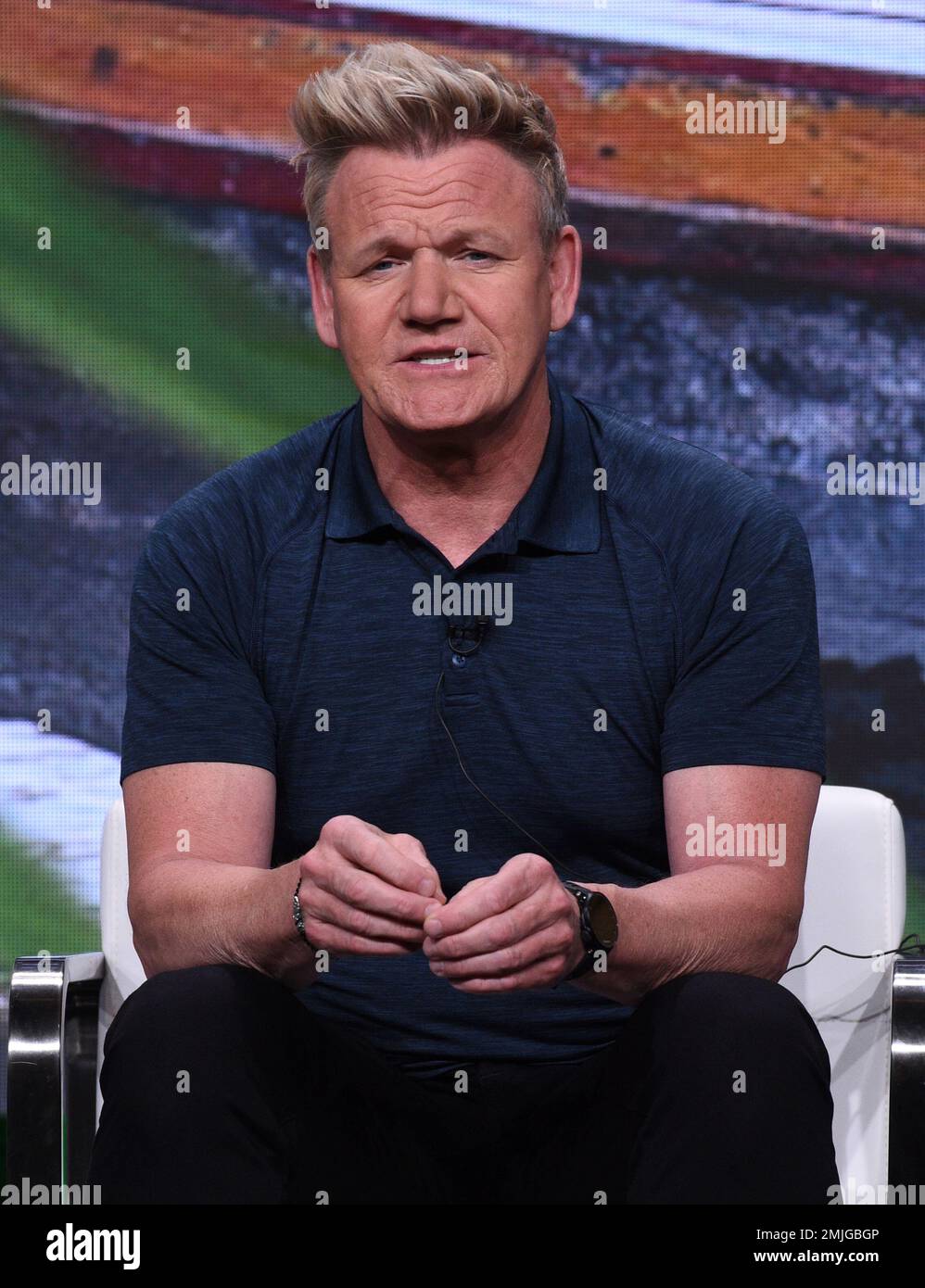 Chef Gordon Ramsay participates in National Geographic's 