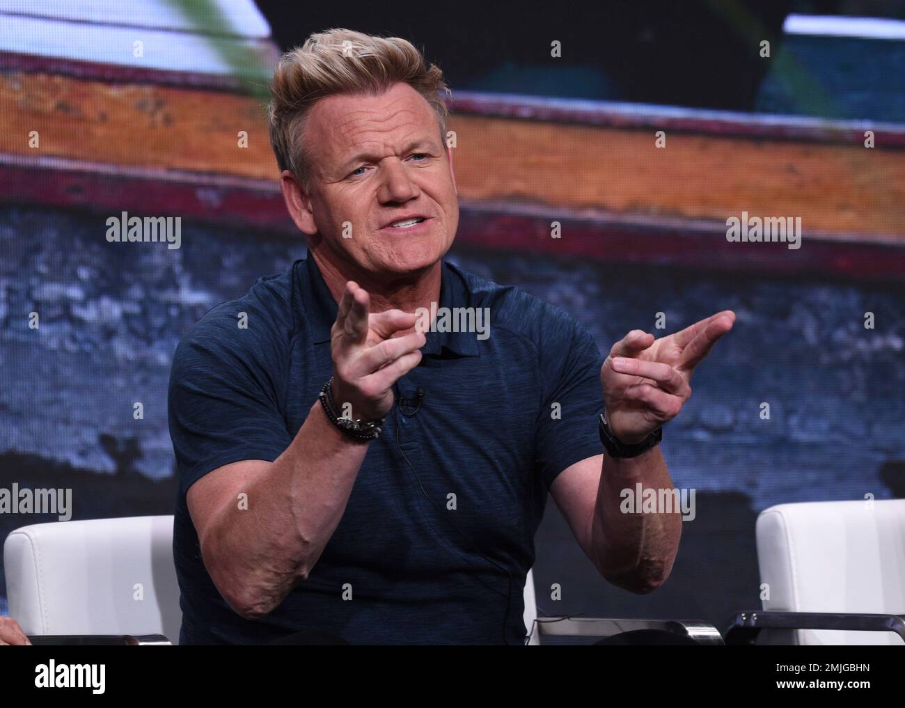 Chef Gordon Ramsay participates in National Geographic's 