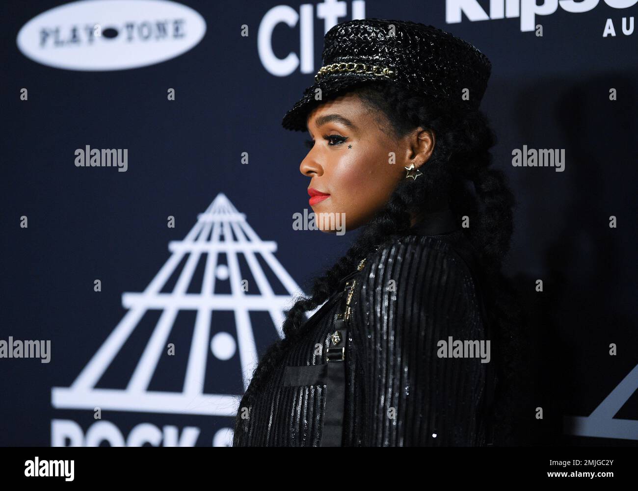 Singer Janelle Monae attends the 2019 Rock & Roll Hall of Fame