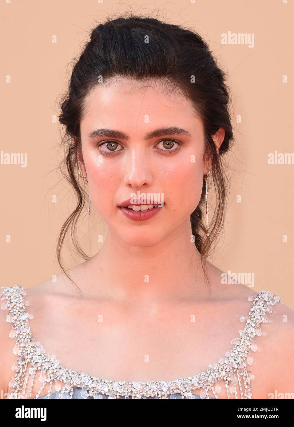 Sarah Margaret Qualley arrives at the Los Angeles premiere of "Once