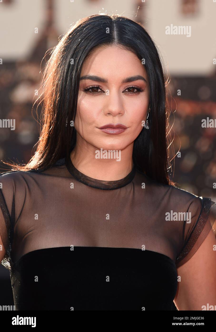 Vanessa Hudgens arrives at the Los Angeles premiere of "Once Upon a