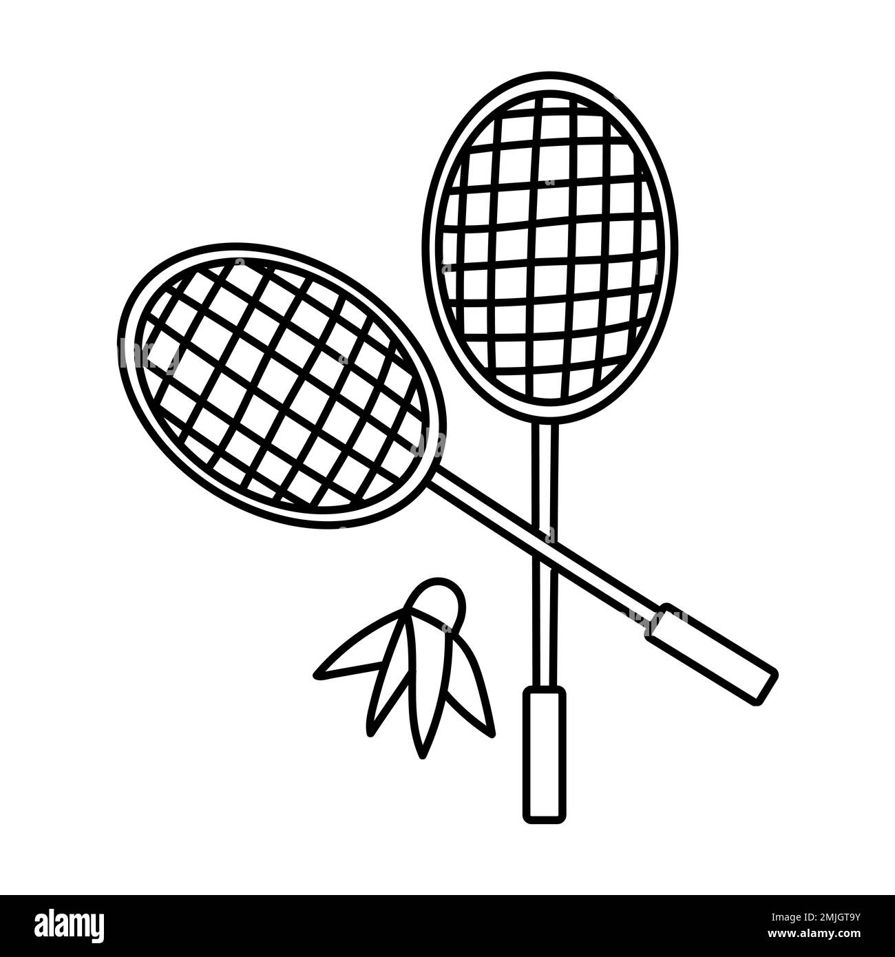 Sketch Boy Girl Playing Badminton On Stock Vector (Royalty Free) 55298884 |  Shutterstock