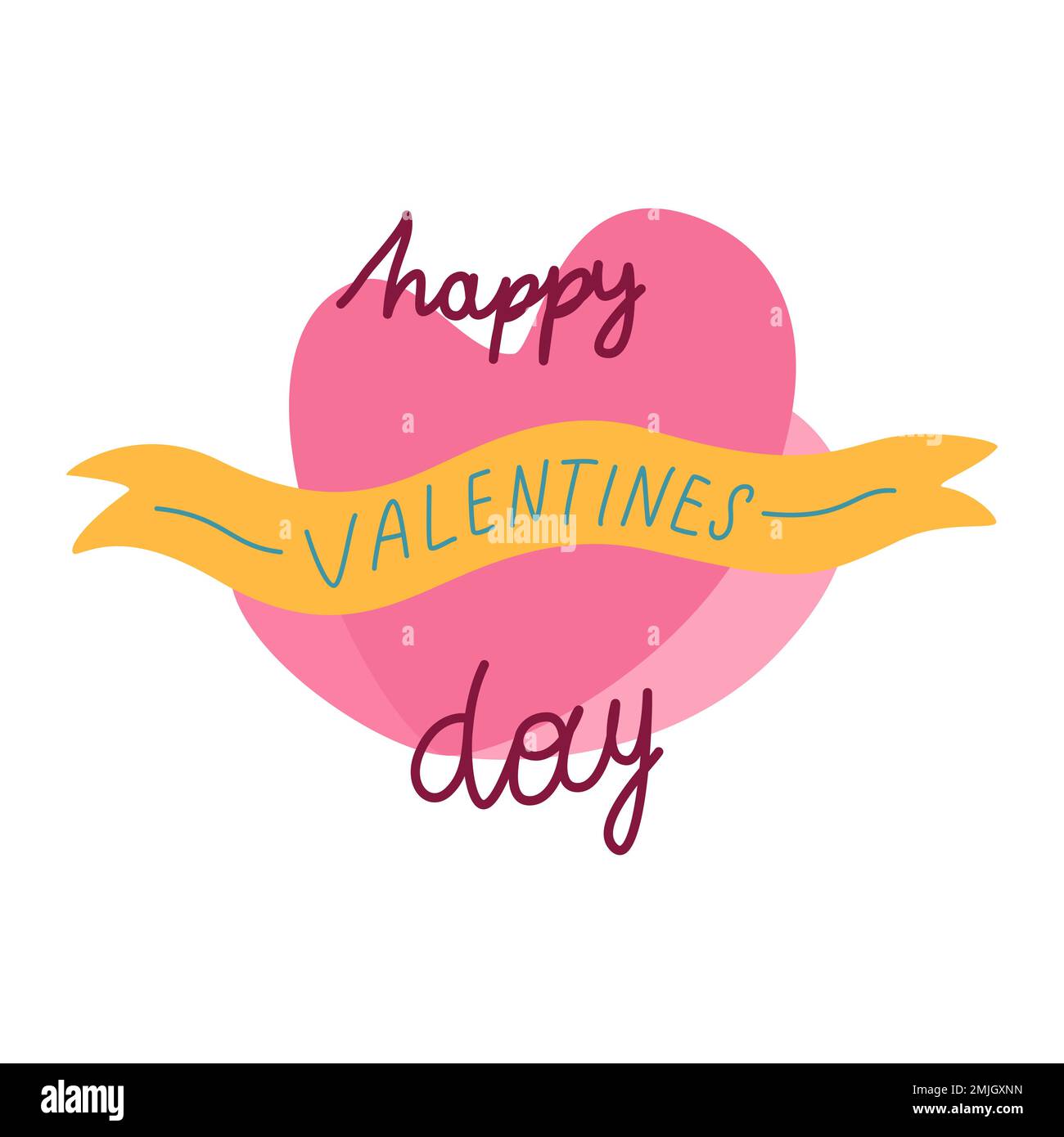 Vector illustration. Hand drawn elegant modern brush lettering of Happy ...