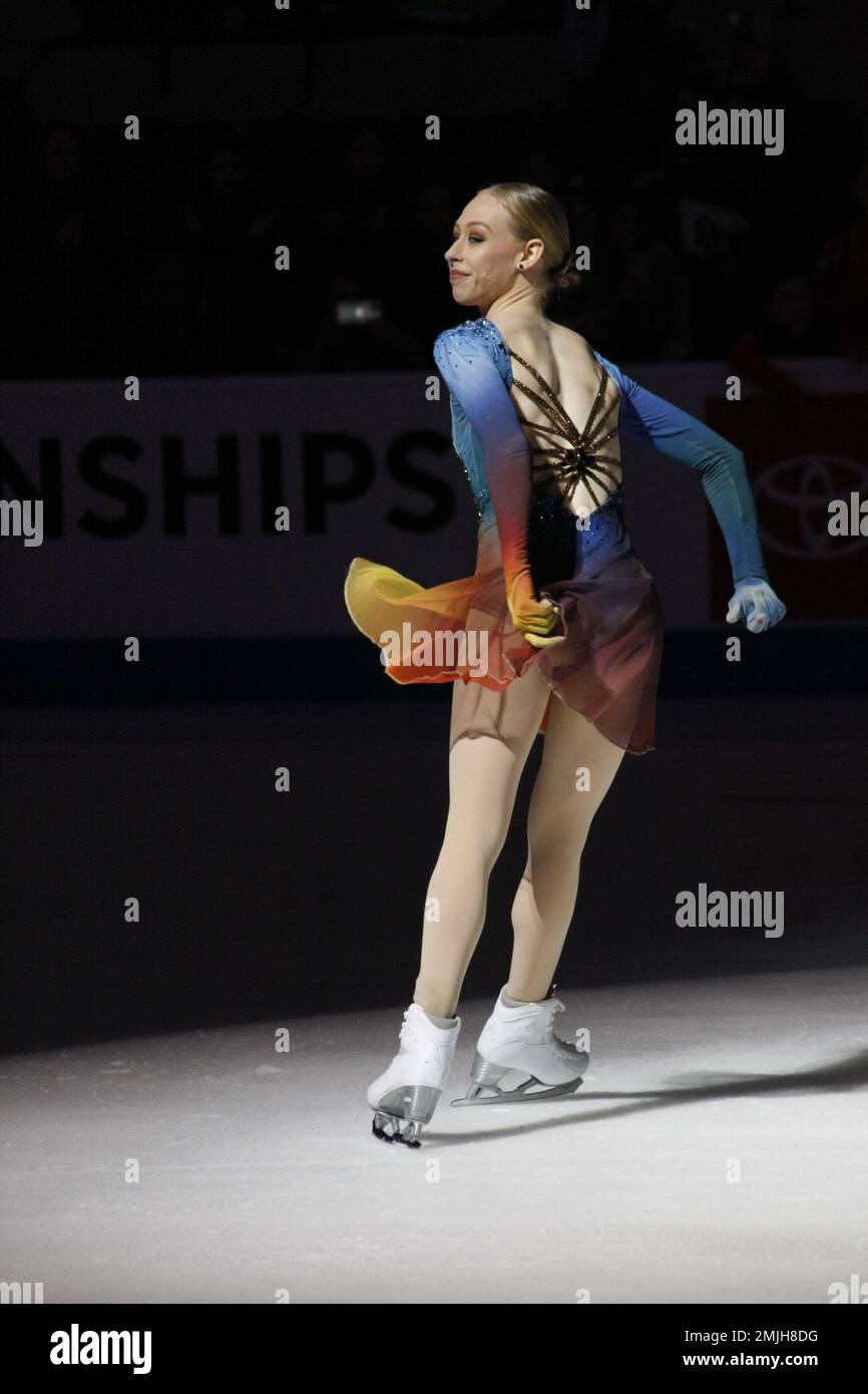 San Jose, CA, USA. 27th Jan, 2023. Bradie Tennell at the women's free skate programme and finale