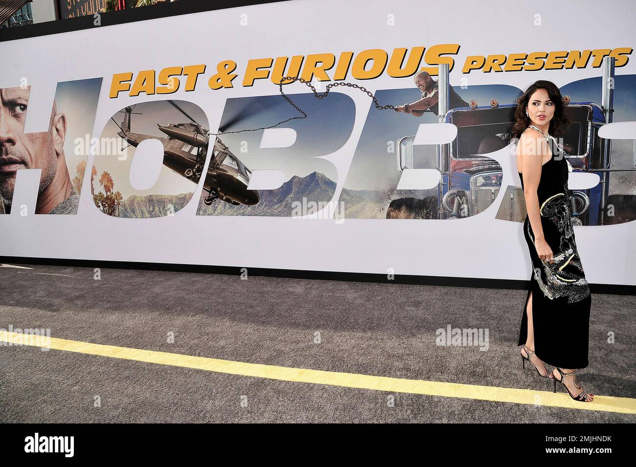 Eiza Gonzalez attends the LA premiere of "Fast & Furious Presents ...