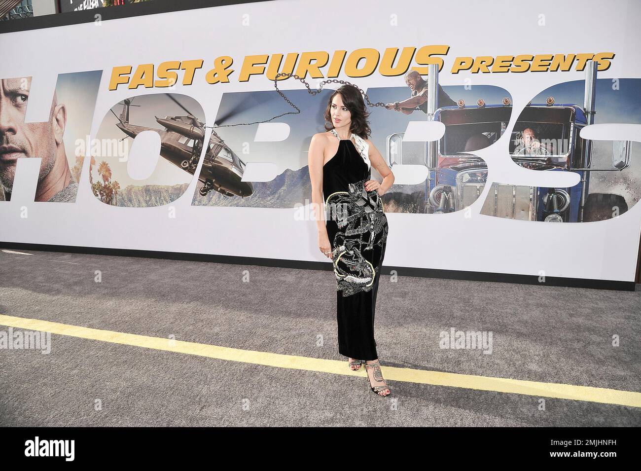 Eiza Gonzalez attends the LA premiere of "Fast & Furious Presents ...