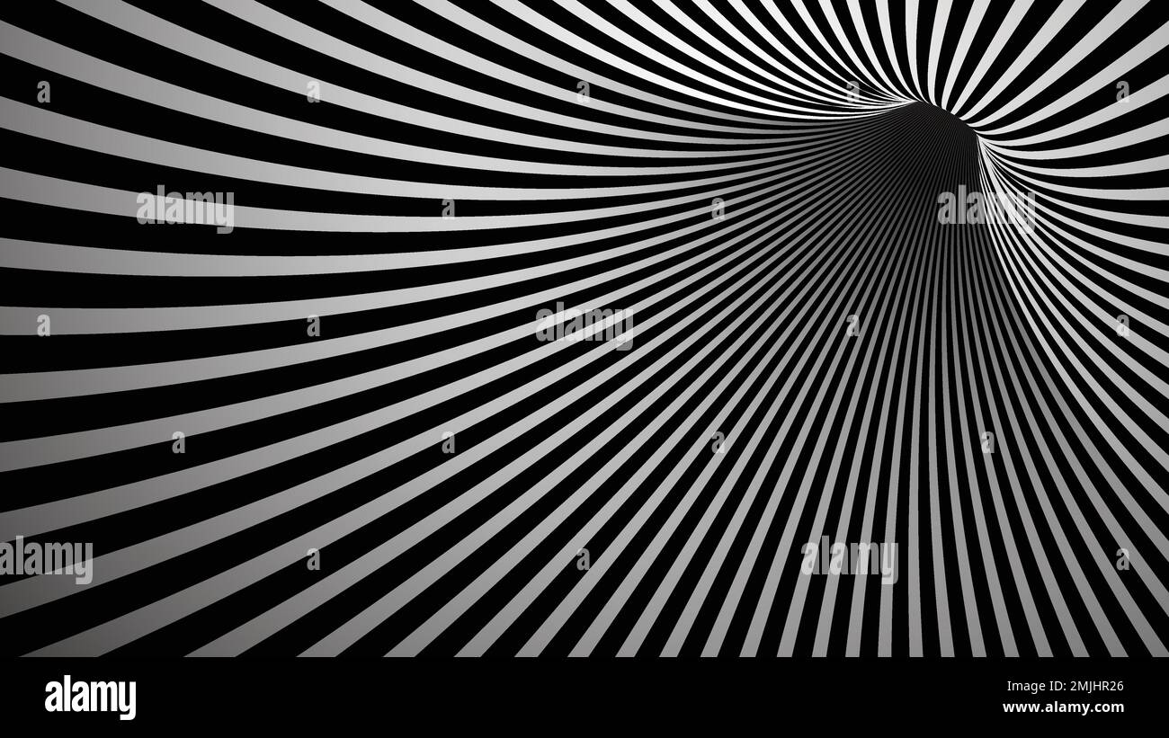 3D Monotone mystery vortex design element vector Stock Vector Image