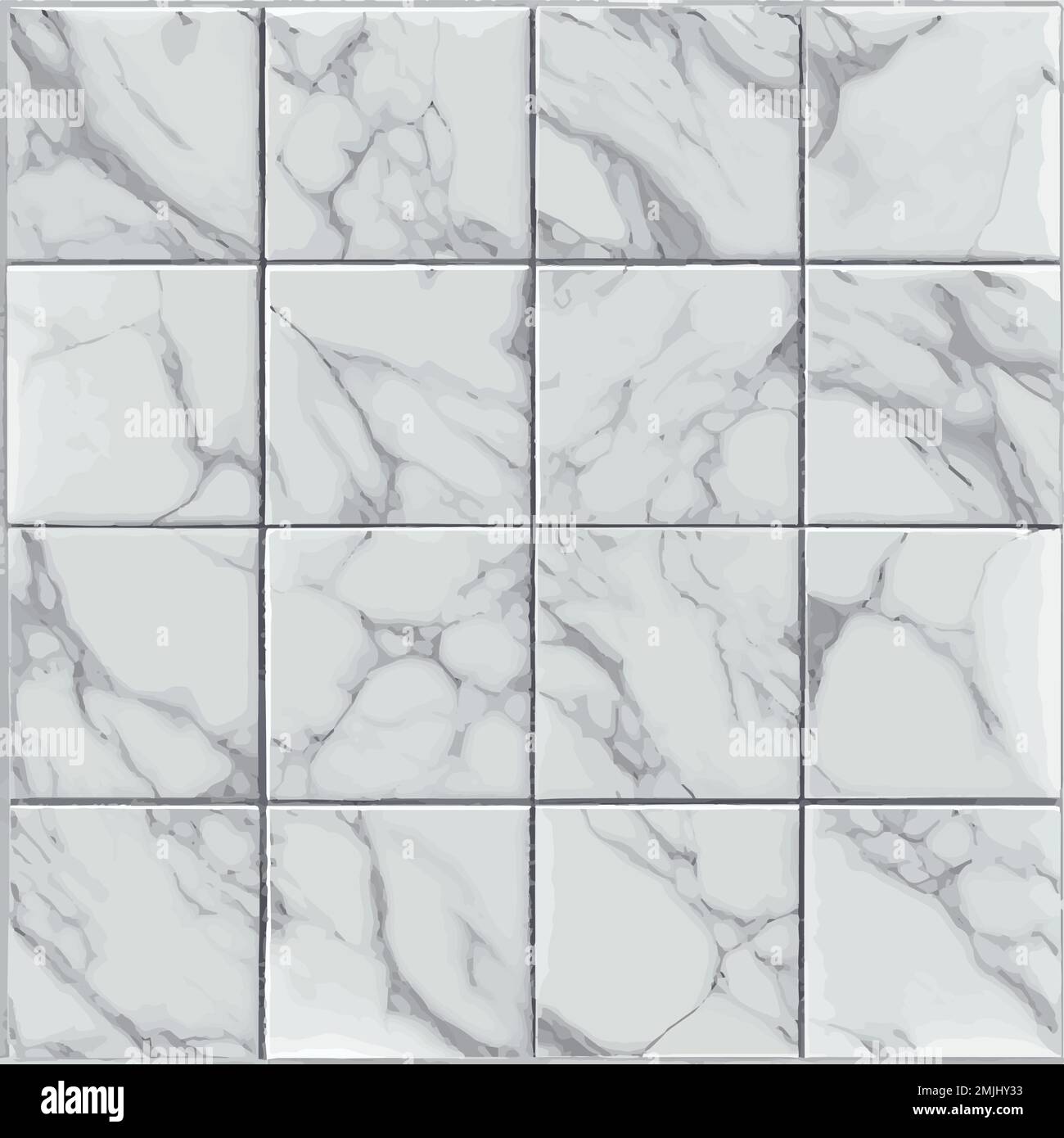 Light marble tile texture, pattern background - Vector illustration ...