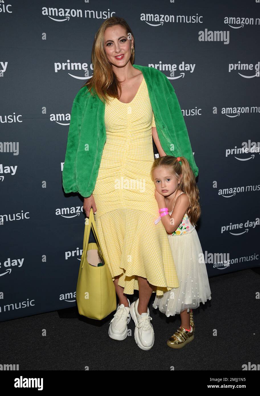 Actress Eva Amurri and her daughter Marlowe Mae Martino attend Amazon