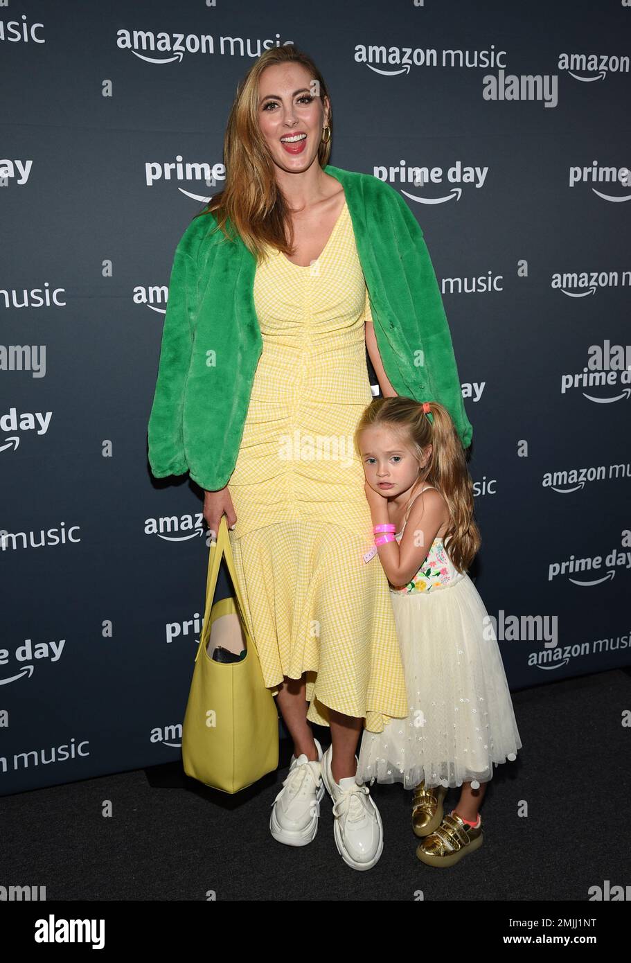 Actress Eva Amurri and her daughter Marlowe Mae Martino attend Amazon