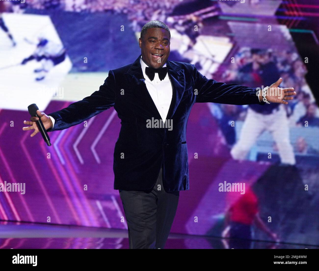 Host Tracy on stage at the ESPY Awards on Wednesday, July 10(00)