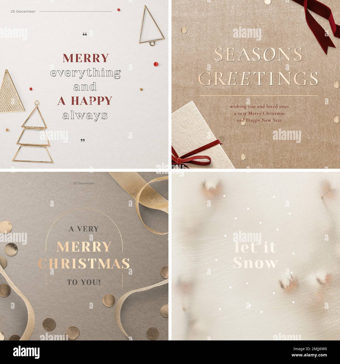 Christmas social media Stock Vector Images Alamy