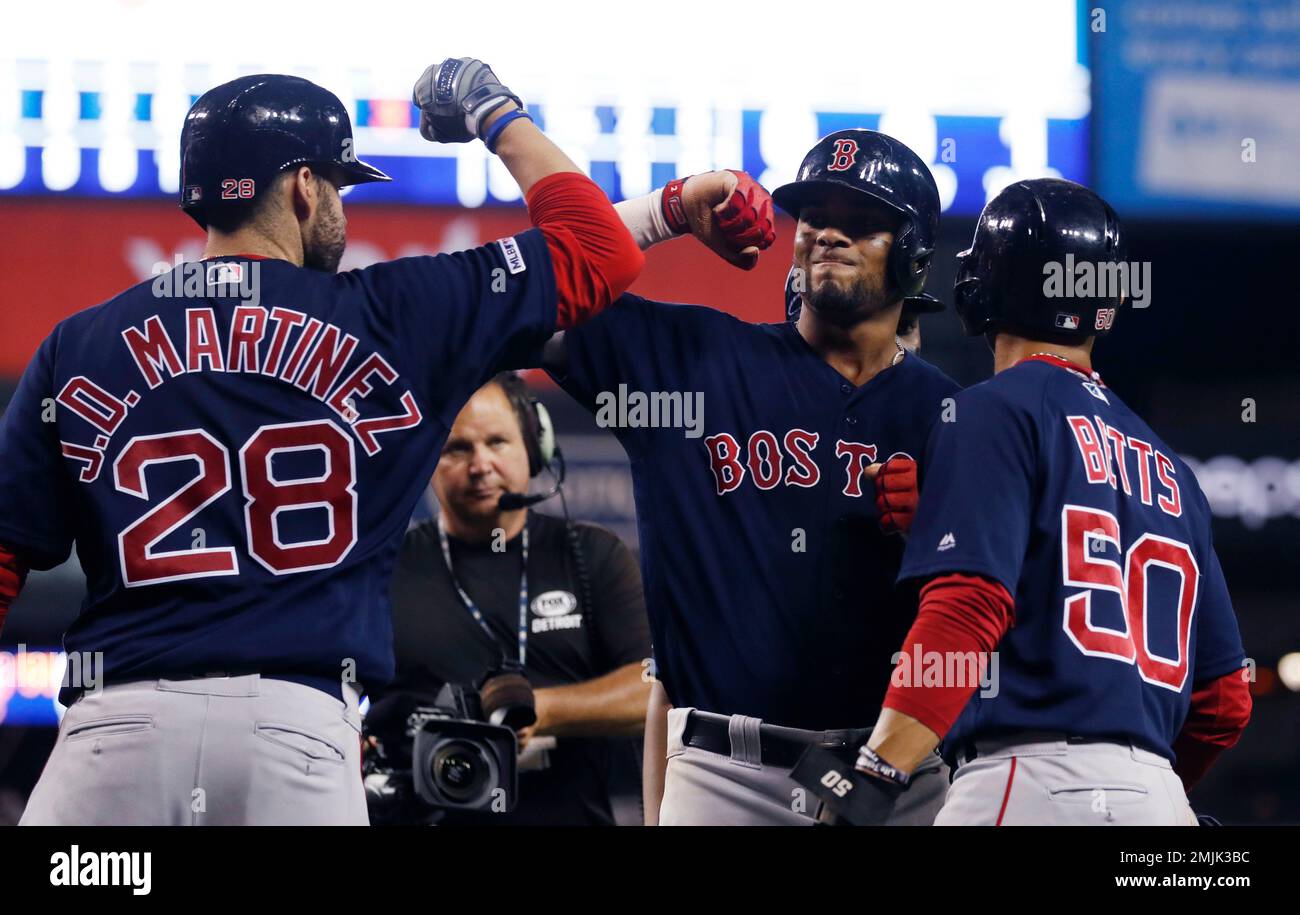 Xander Bogaerts J.D.Martinez home runs Red Sox Mariners