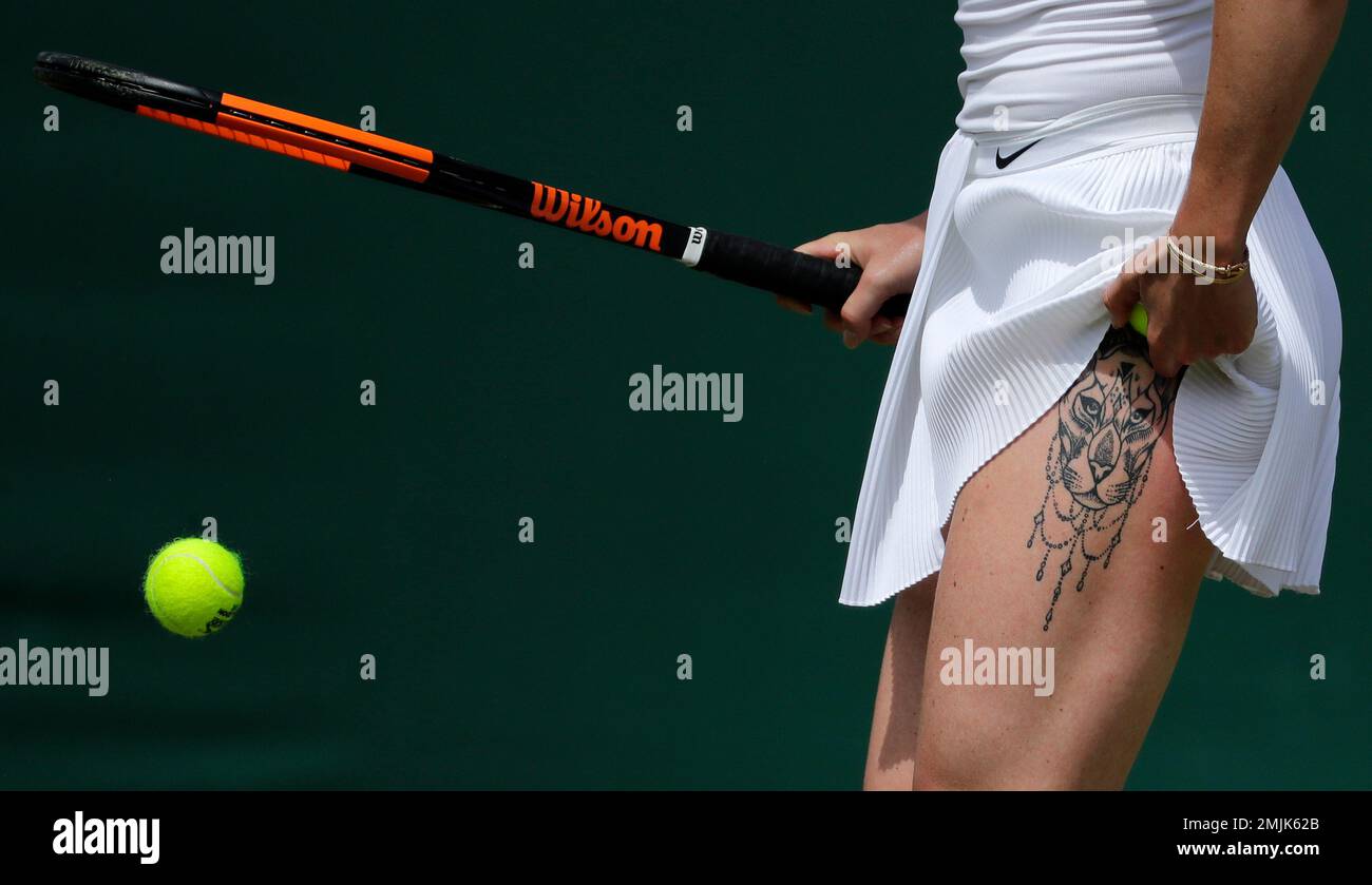Elina Svitolina Tattoo Detail During Her Editorial Stock Photo - Stock  Image | Shutterstock Editorial, image size:1300x839