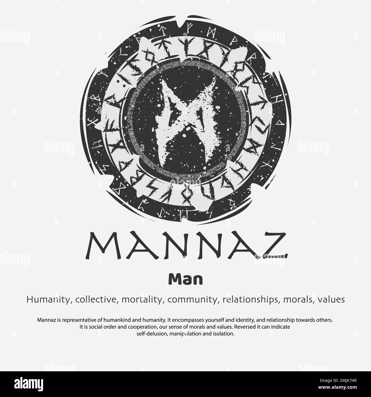 Viking Mannaz Rune Dark Circle Shield Stock Vector Image Art Alamy viking-mannaz-rune-dark-circle-shield-stock-vector-image-art-alamy