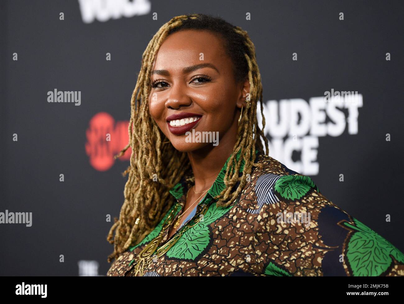 Black Lives Matter cofounder Opal Tometi attends the premiere of the