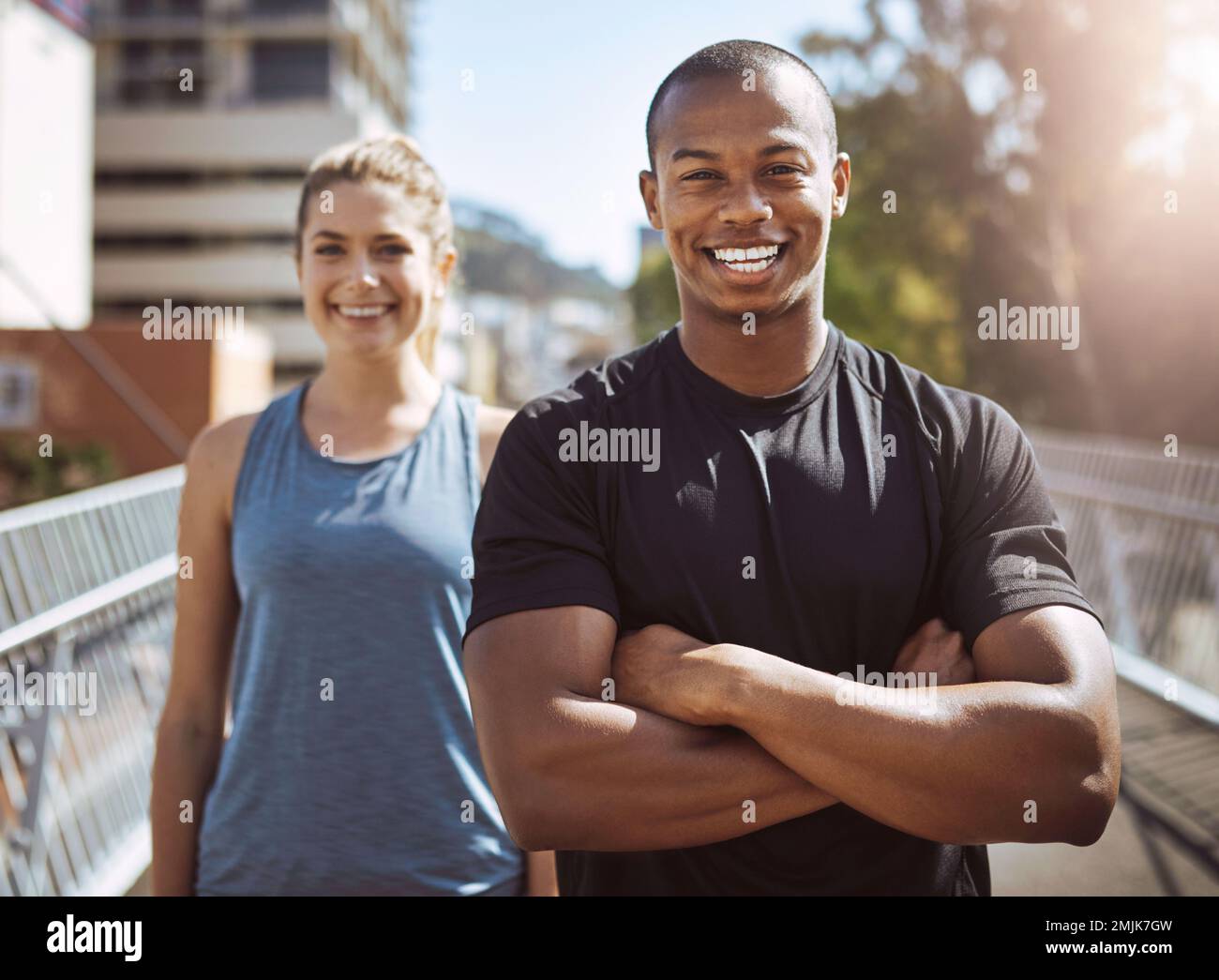 Two people train hi-res stock photography and images - Alamy