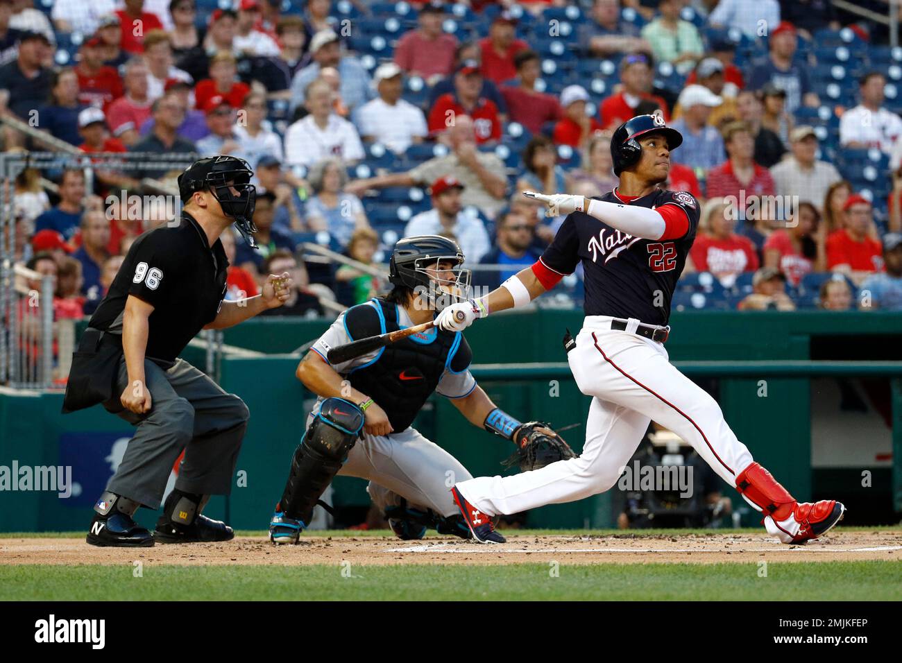 Miami Marlins walk off on Washington Nationals, 4-3, on bases-loaded single  by Jorge Alfaro in extras - Federal Baseball