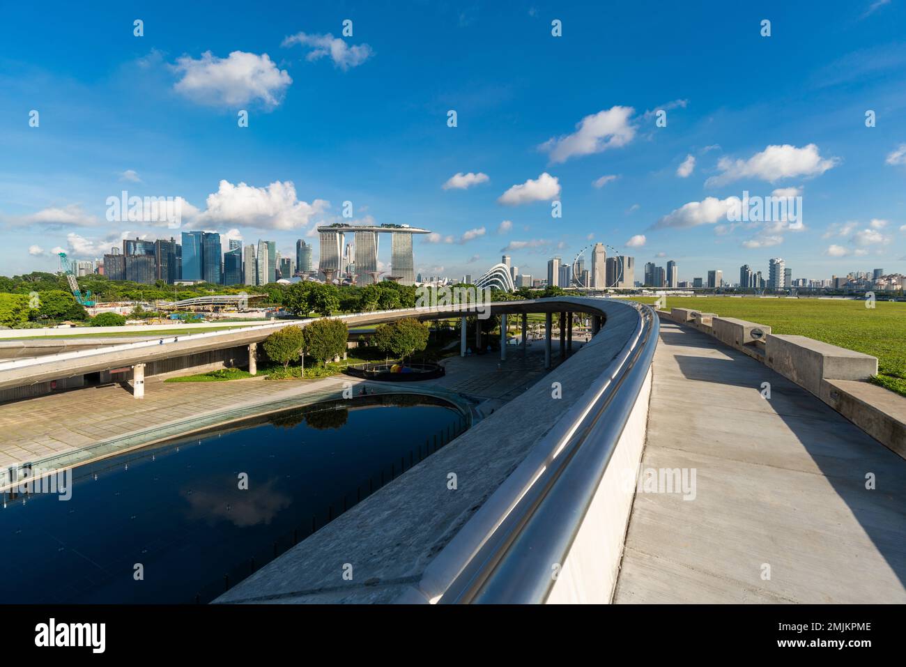 Singapore coastal levee hi-res stock photography and images - Alamy
