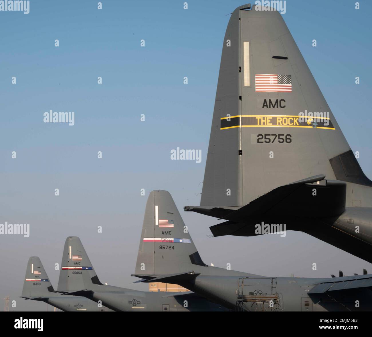 C-130Js from the 39th Expeditionary Airlift Squadron at Dyess Air Force ...