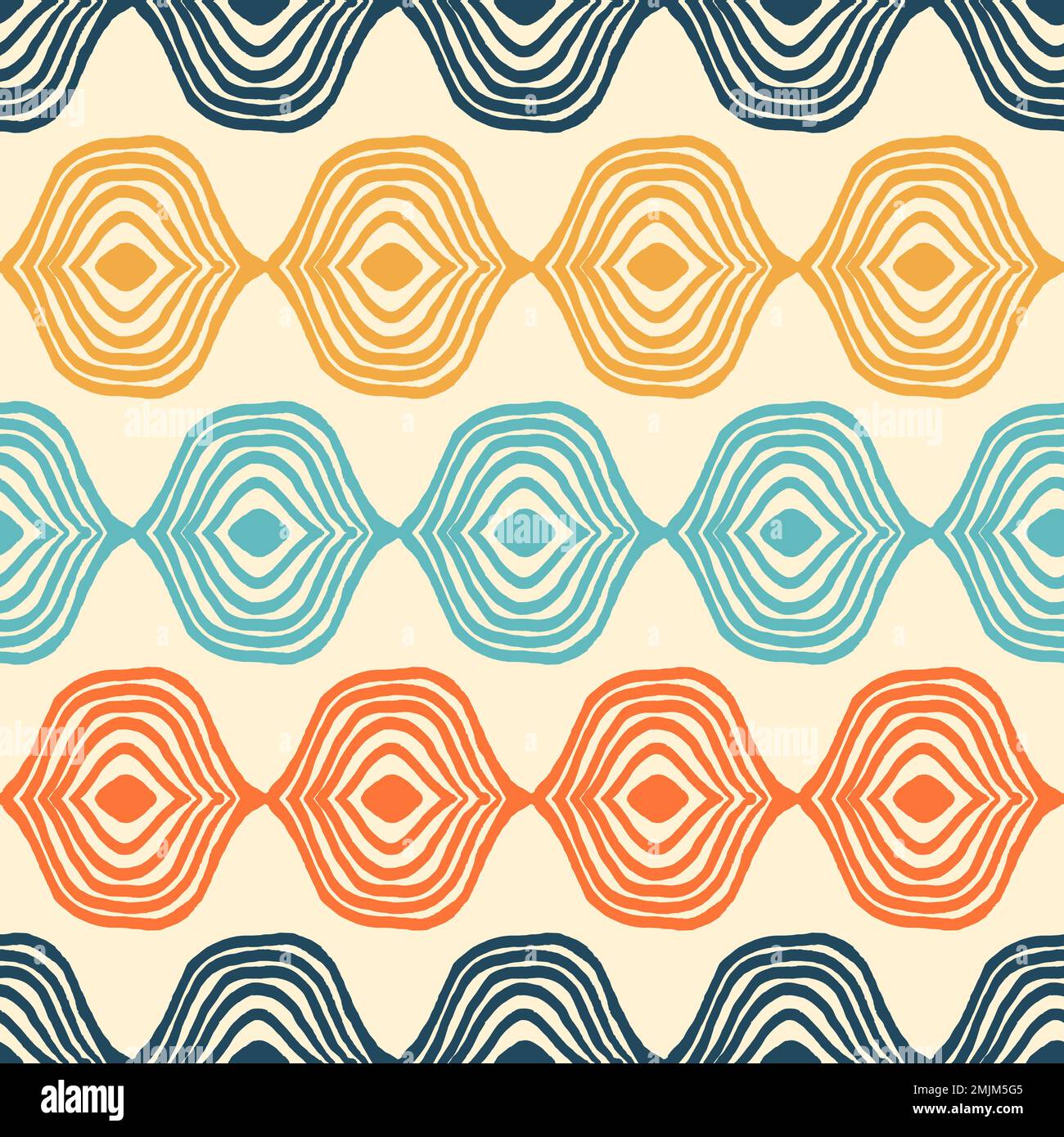 Tribal Ikat Vector Chevron Indian Seamless Pattern Stock Vector Image ...