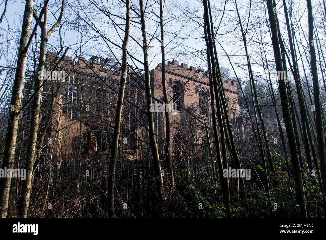 Abandoned Great Barr Hall, in Great Barr near Birmingham, UK Stock Photo Alamy