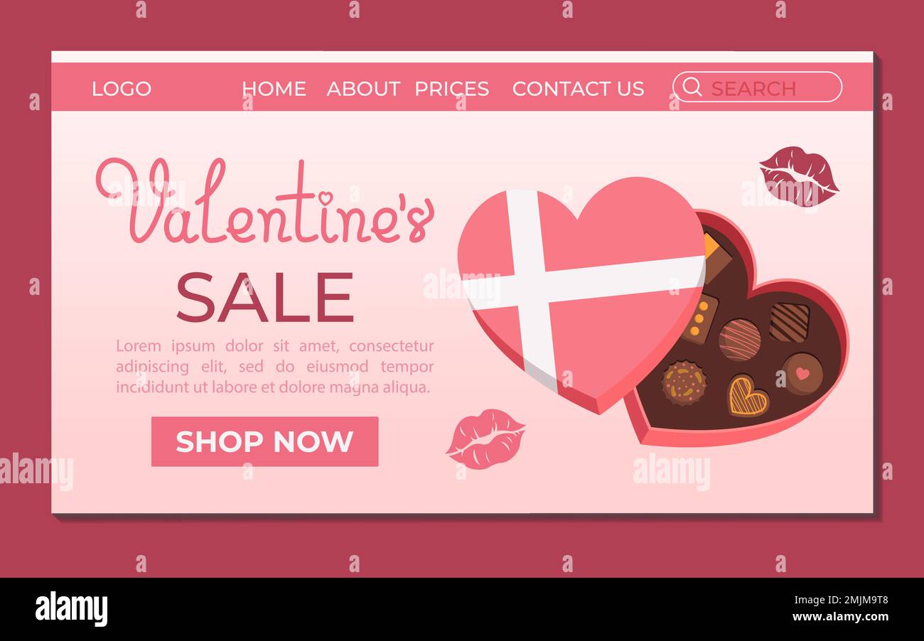 Valentines candies Stock Vector Images - Alamy