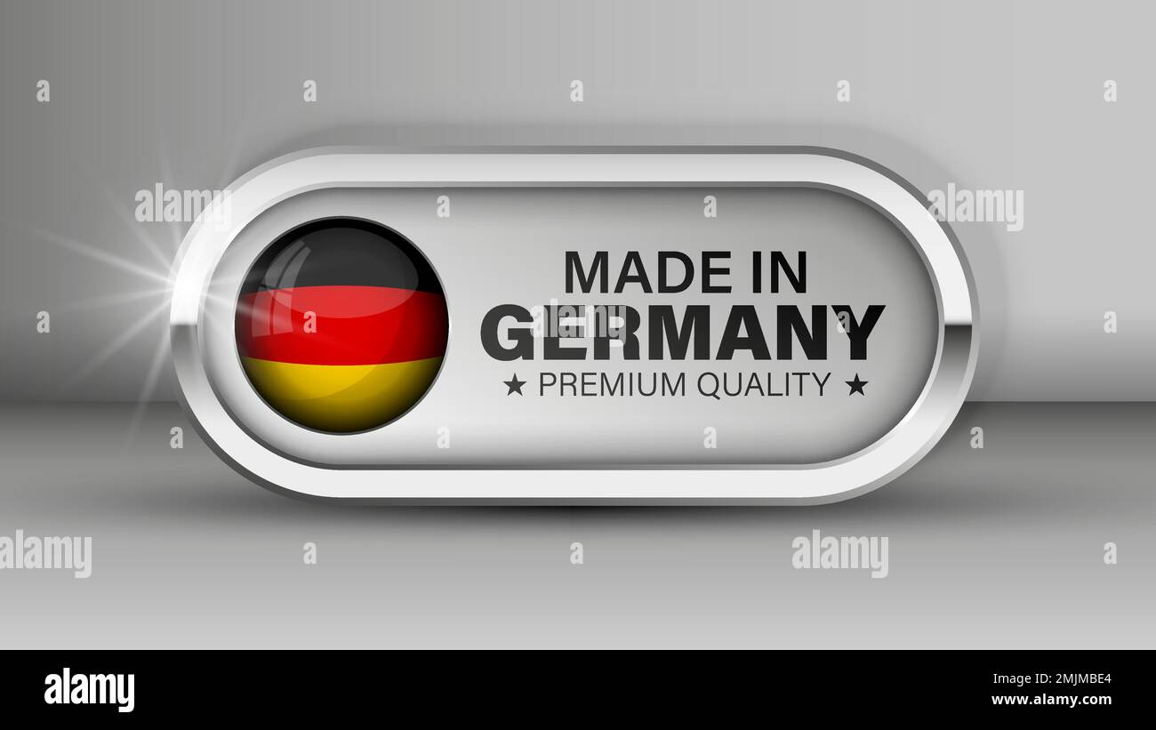 Made in Germany graphic and label. Element of impact for the use you want to make of it. Stock Vector