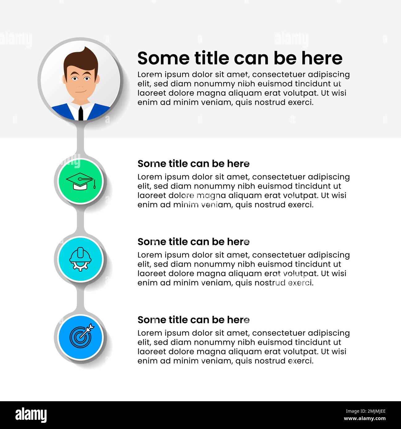 Infographic template with icons and 3 options or steps. Can be used for ...