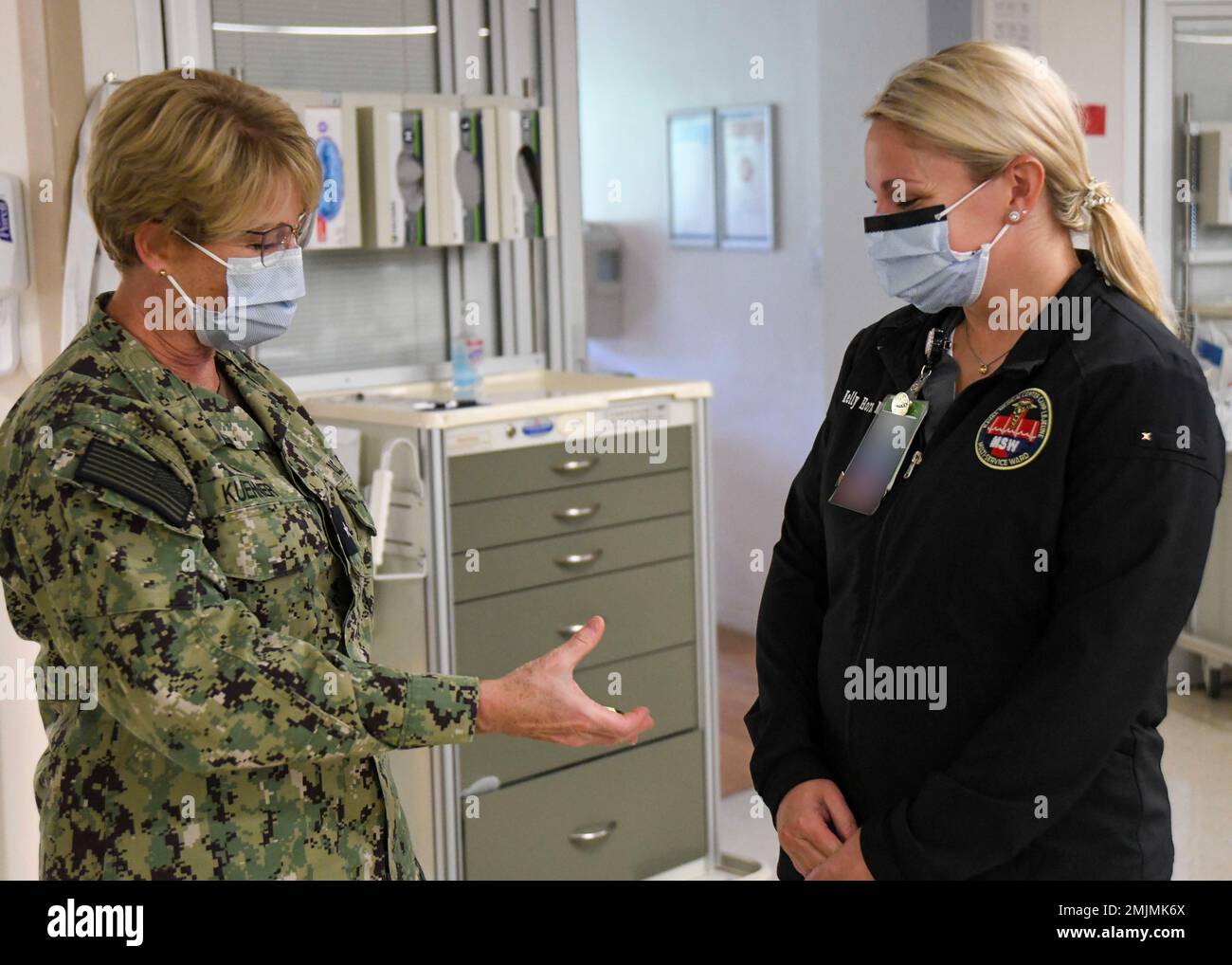 Naval Medical Center Camp Lejeune received a visit on August 31, 2022 from  Rear Admiral Cynthia Kuehner, commander for Naval Medical Forces Support  Command. NMFSC leads and manages “all medical training, education,