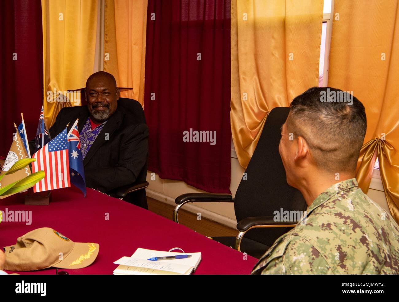 HONIARA, Solomon Islands (Aug. 31, 2022) – Capt. Hank Kim, Pacific ...