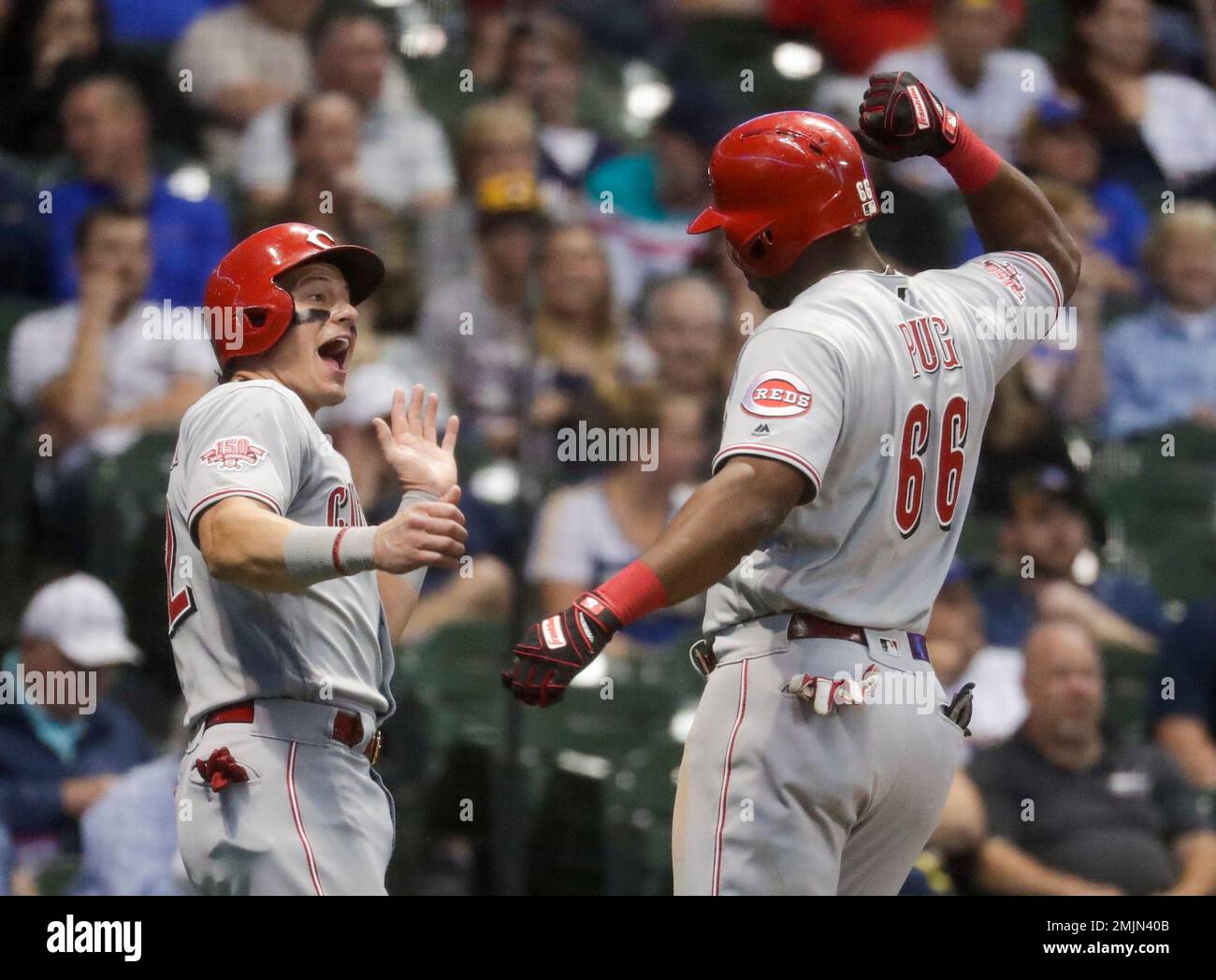 From Derek Dietrich and Yasiel Puig, long home runs and a sense of