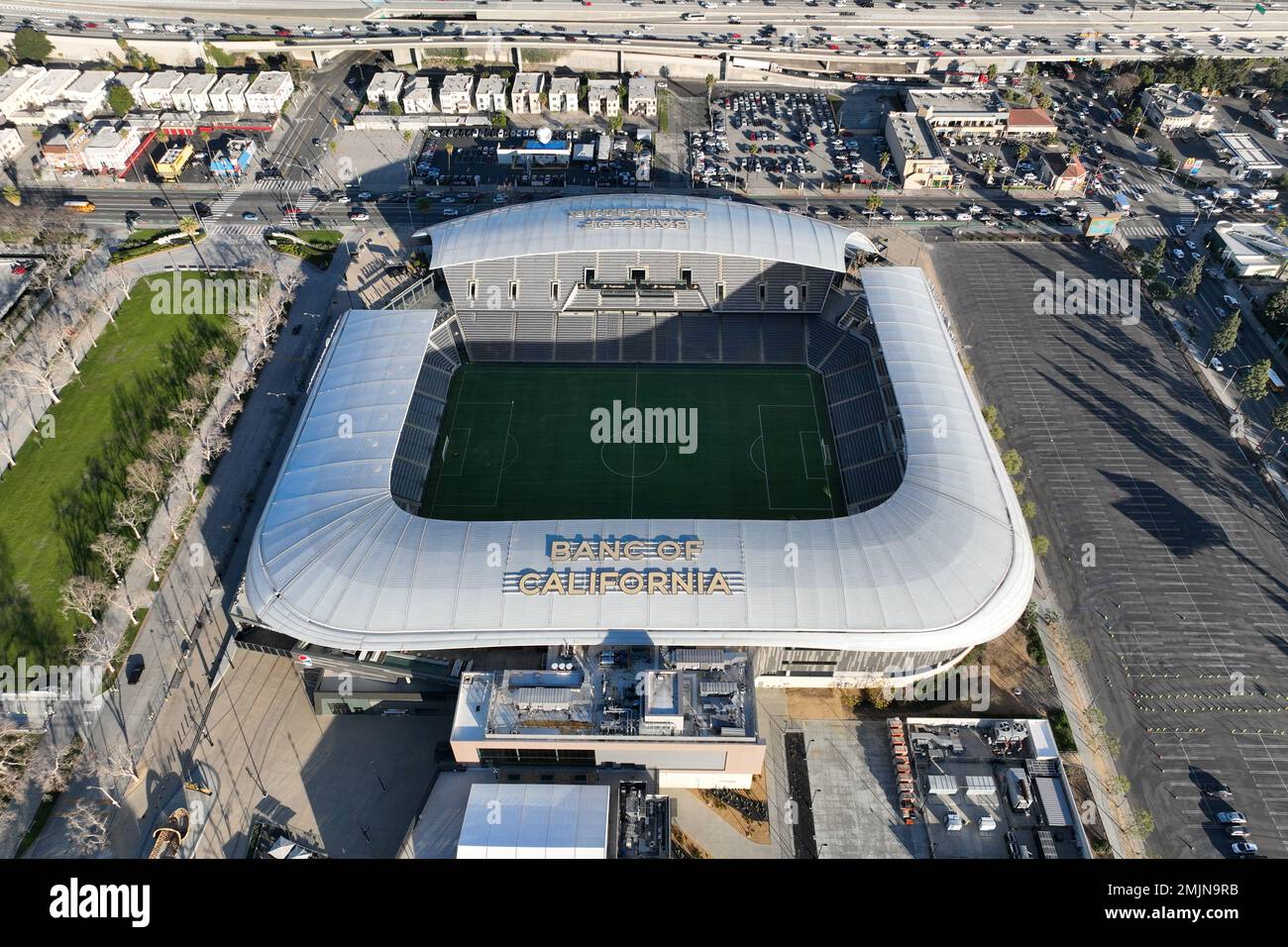 A General Overall Aerial View Of BMO Stadium Formerly Banc Of a-general-overall-aerial-view-of-bmo-stadium-formerly-banc-of