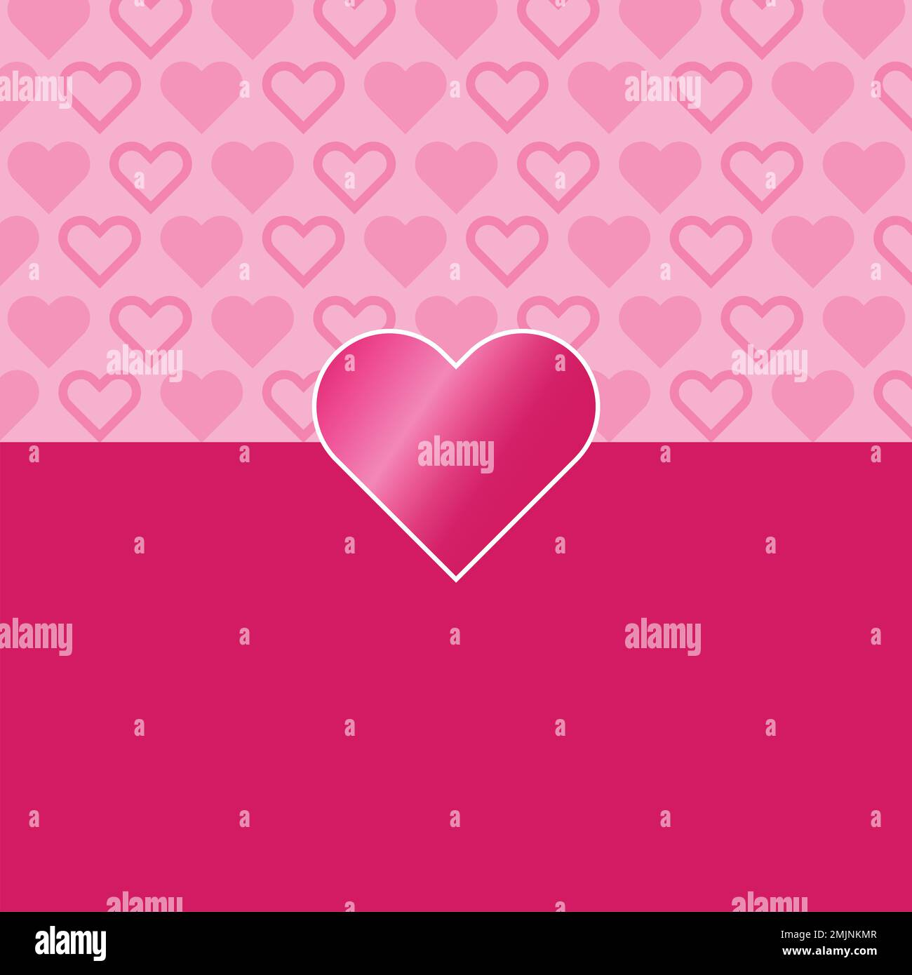 Pink background with heart and place for your text. Vector illustration ...