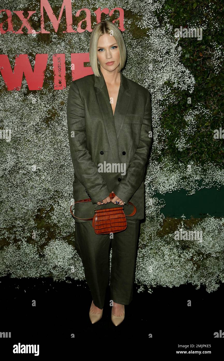 January Jones attends the 2019 InStyle Max Mara Women In Film Celebration  at the Chateau Marmont on Tuesday, June 11, 2019, in Los Angeles. (Photo by  Willy Sanjuan/Invision/AP Stock Photo - Alamy