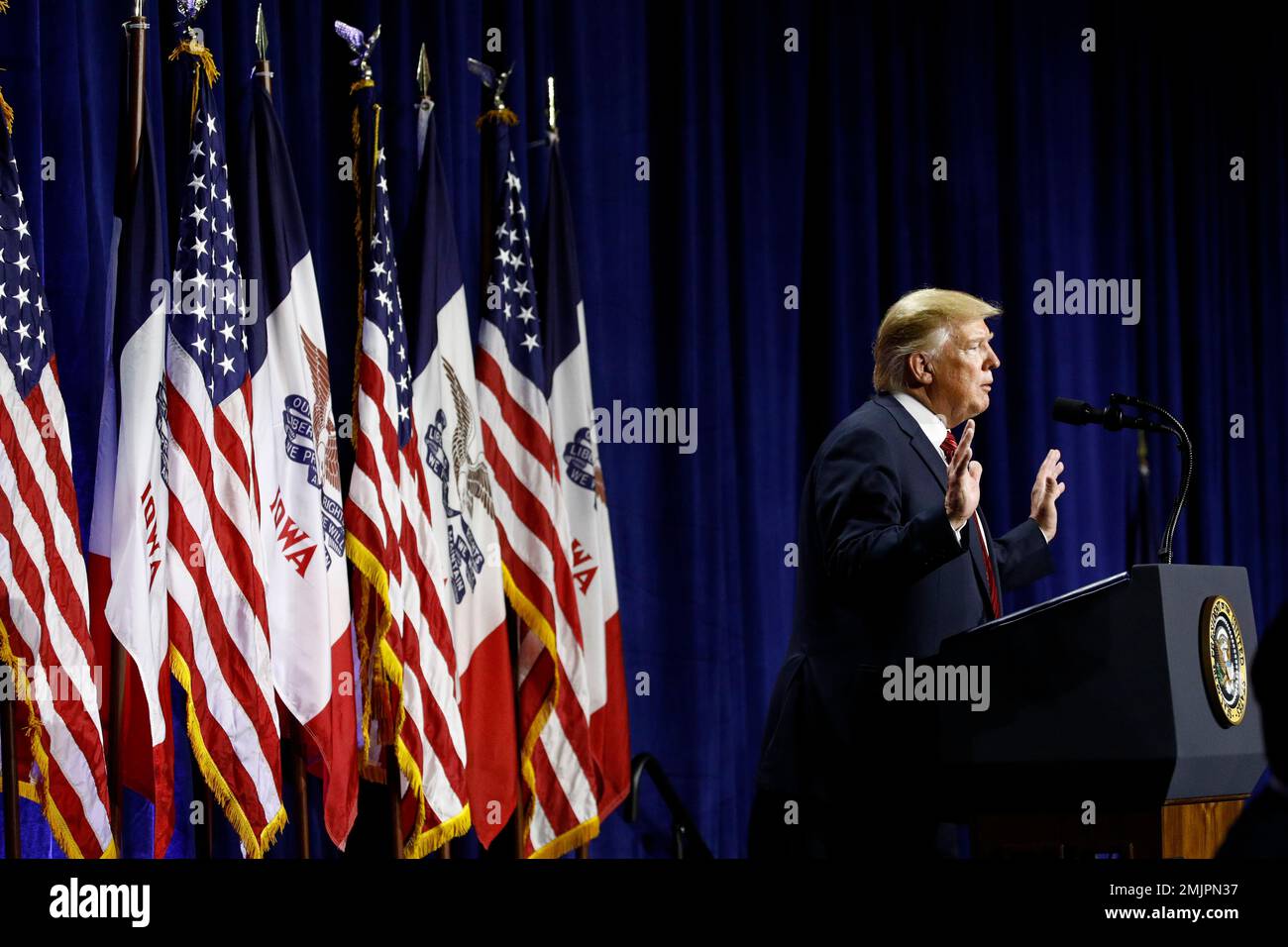 President Donald Trump Speaks At The Republican Party Of Iowas Annual