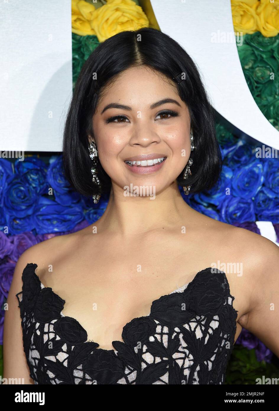 Eva Noblezada arrives at the 73rd annual Tony Awards at Radio City