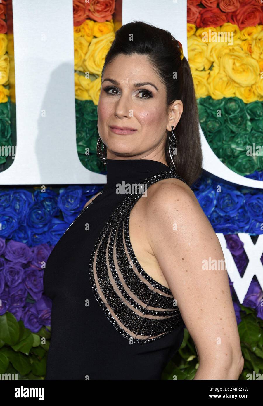 Stephanie J. Block arrives at the 73rd annual Tony Awards at Radio City